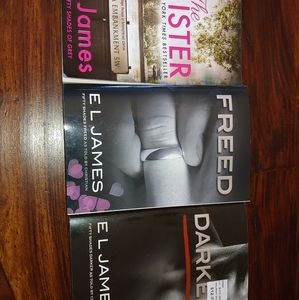 E L James Books Lot of 3 The Mister, Freed, Darker